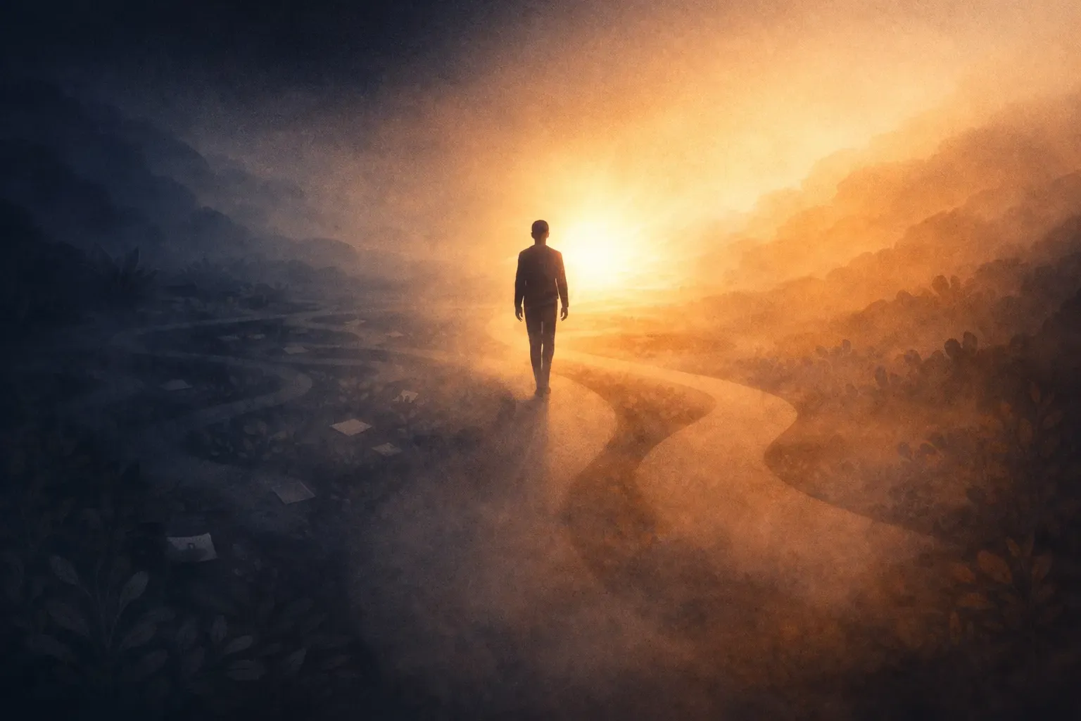 Two professionals in a job interview across a table—capturing both the candidate and interviewer side of hiring